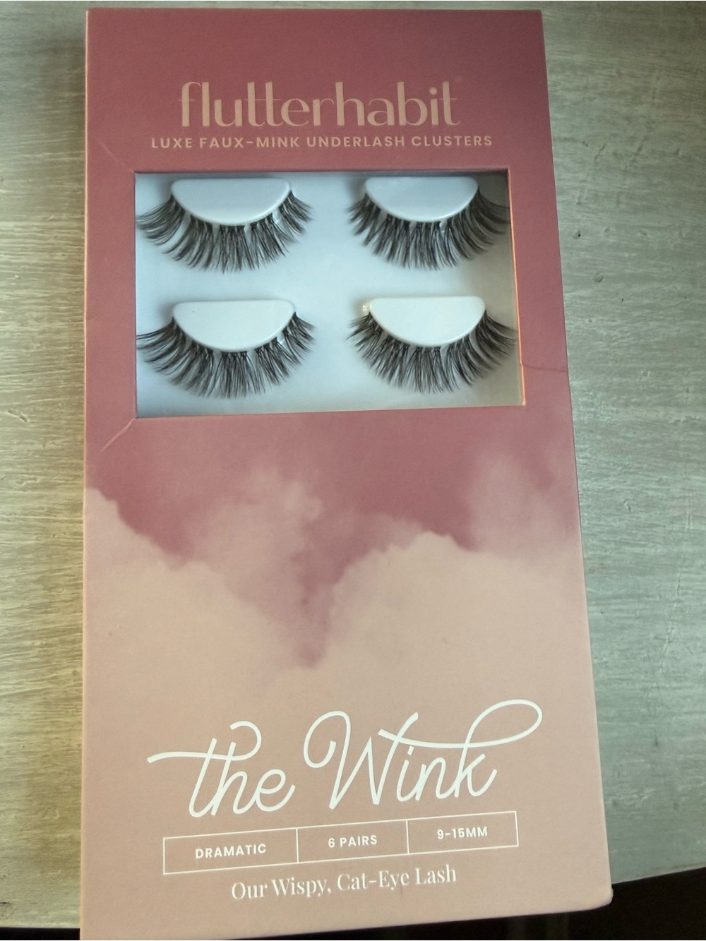 The Wink Faux-Mink Underlash Clusters